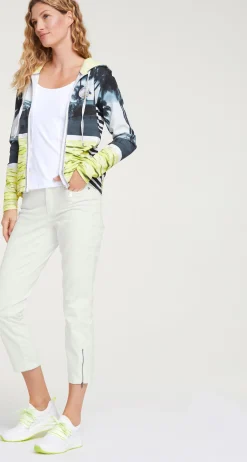 Strandmode|Jacken|heine Shirtjacke mit Fotoprint limette