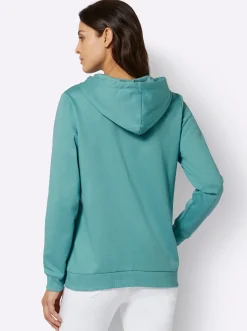 Jacken| Shirtjacke mit Schriftzügen ozean