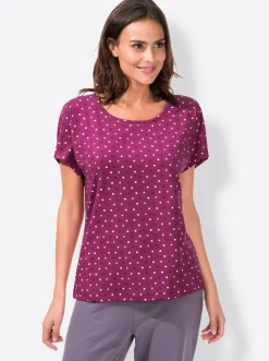 Homewear|Homewear|feel good Shirts beere+beere-gepunktet
