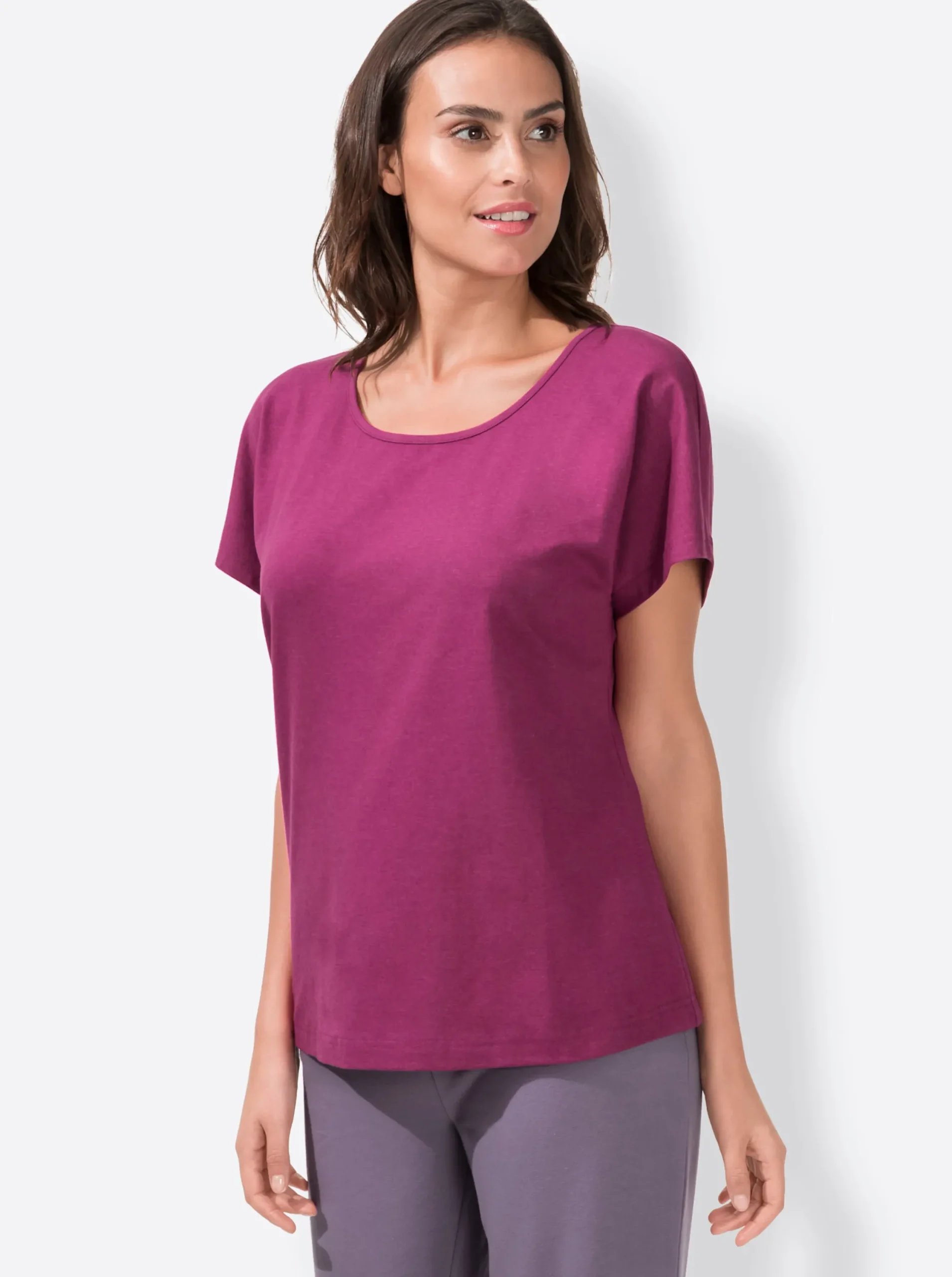 Homewear|Homewear|feel good Shirts beere+beere-gepunktet