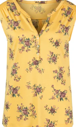Strandmode|LASCANA Shirttop gelb