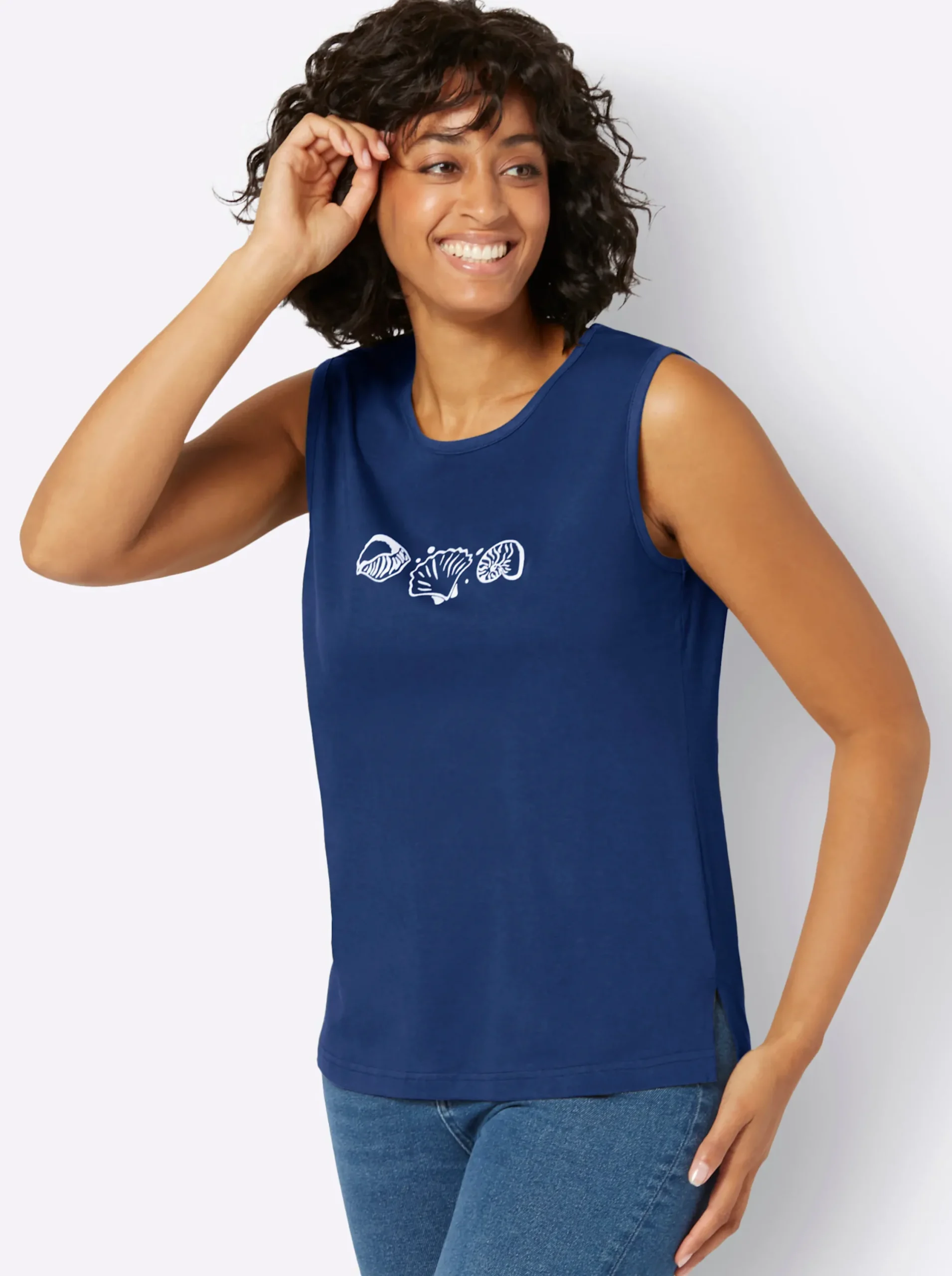 Shirts| Shirttop royalblau