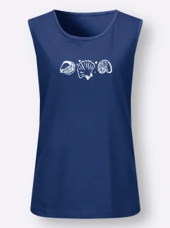 Shirts| Shirttop royalblau