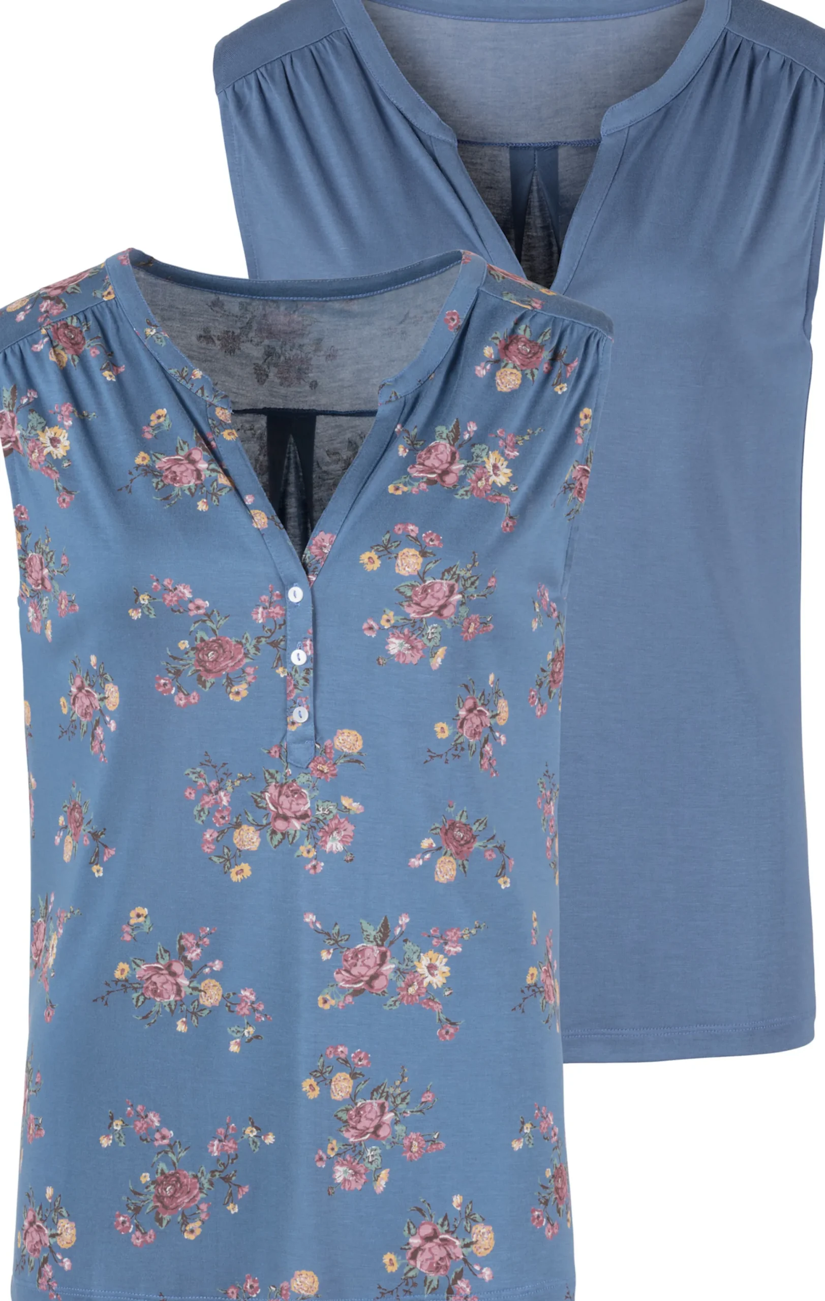 Strandmode|Shirts|LASCANA Shirttop blau
