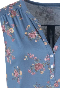 Strandmode|Shirts|LASCANA Shirttop blau