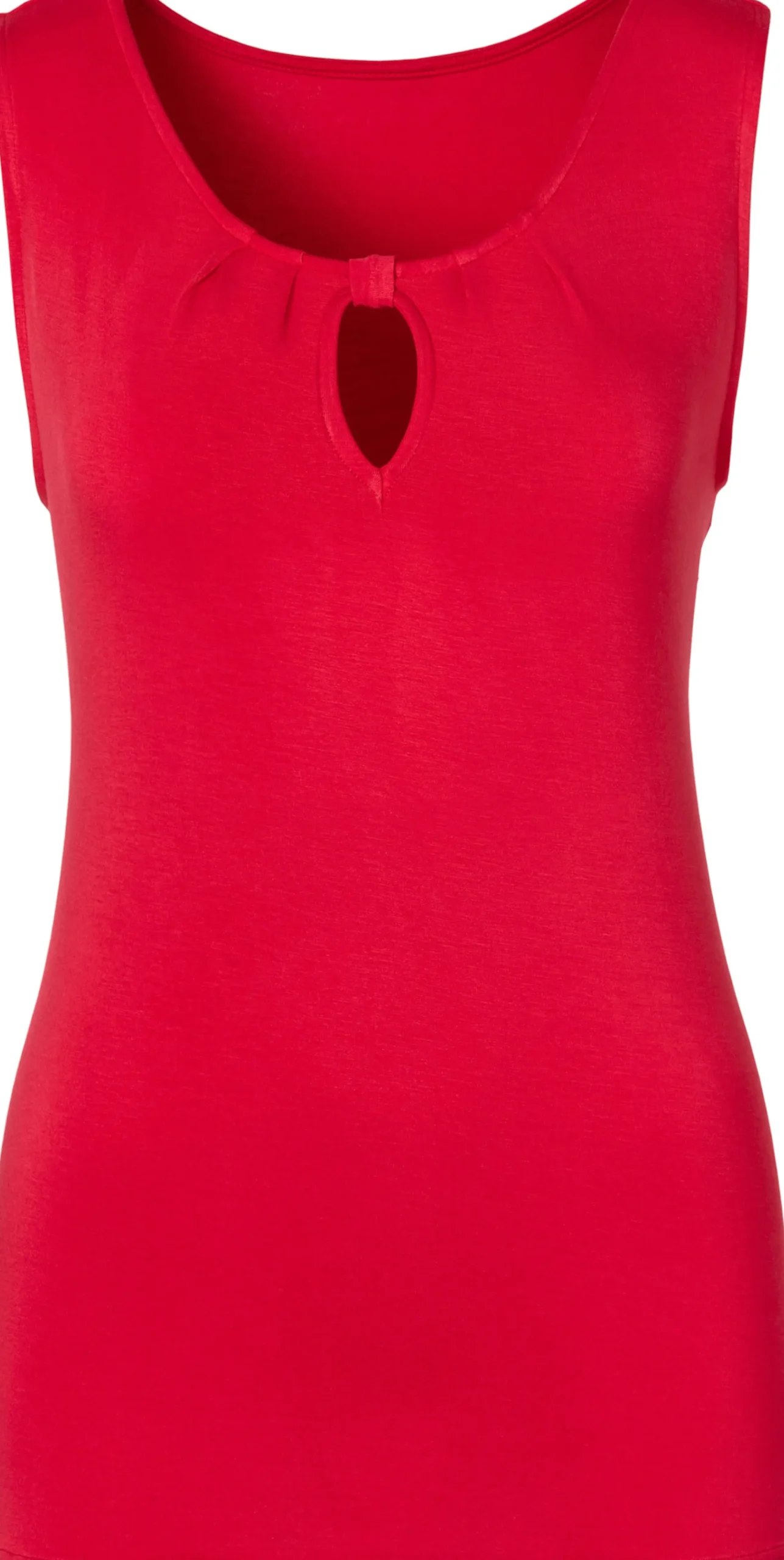 Strandmode|LASCANA Shirttop rot,dunkelgrau