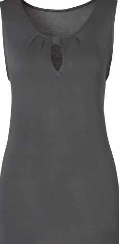 Strandmode|LASCANA Shirttop rot,dunkelgrau