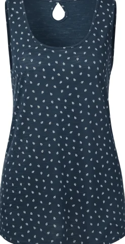 Shirts|LASCANA Shirttop navy-gemustert,weiß-gemustert