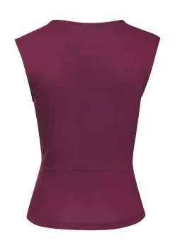 Strandmode|Shirts|LASCANA Shirttop aubergine/burgunder