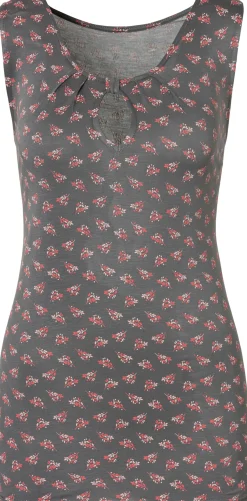 Strandmode|LASCANA Shirttop dunkelgrau