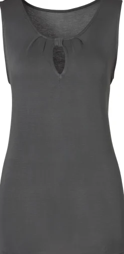 Strandmode|LASCANA Shirttop dunkelgrau