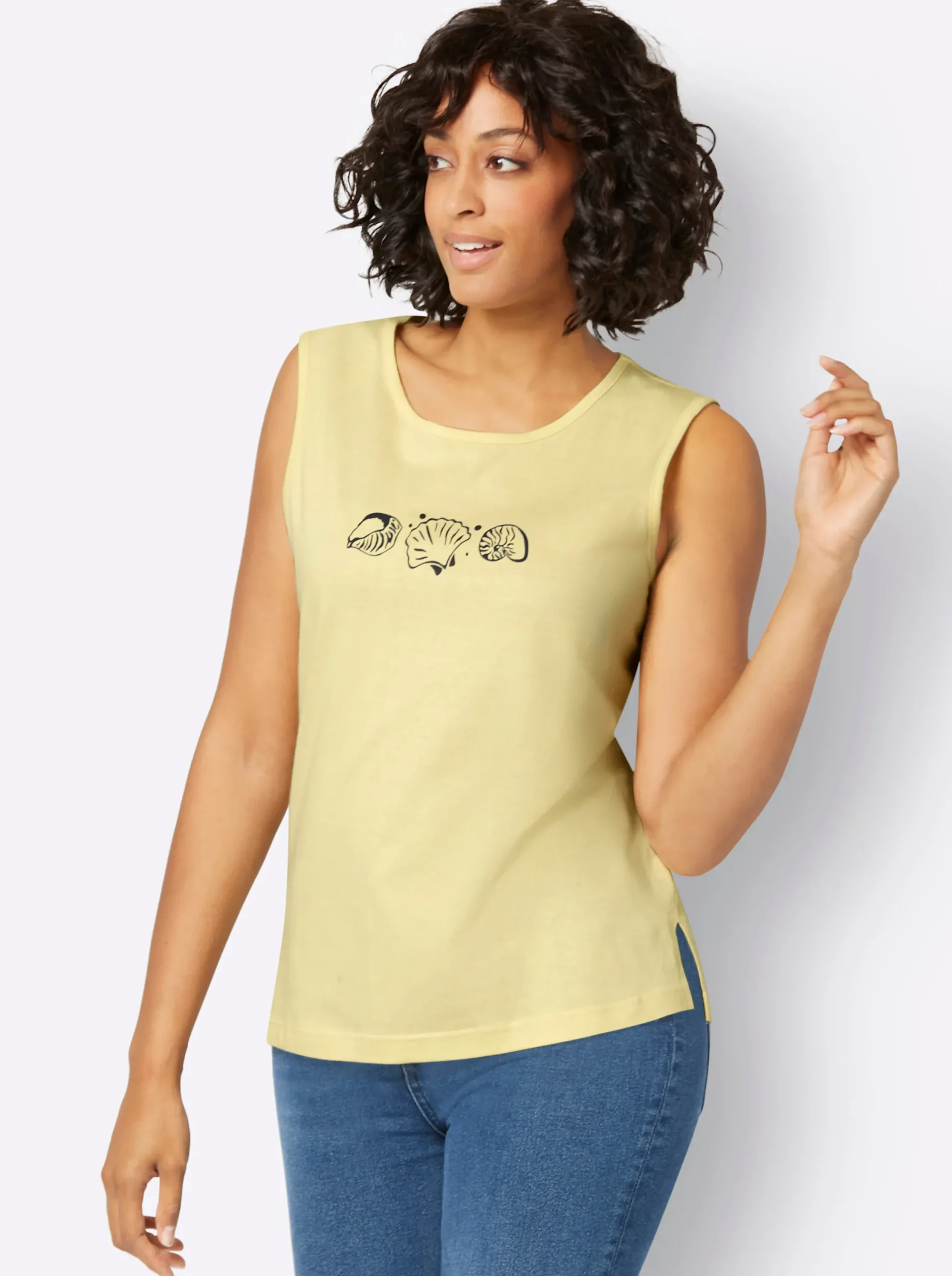 Shirts| Shirttop zitrone