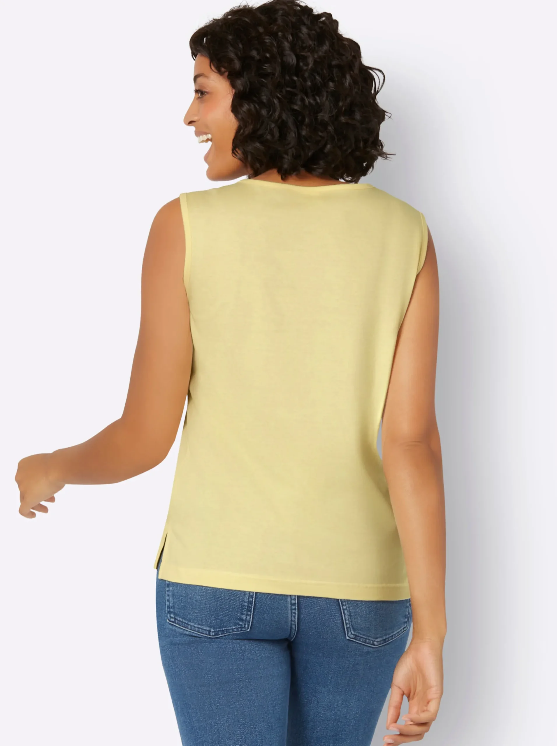 Shirts| Shirttop zitrone