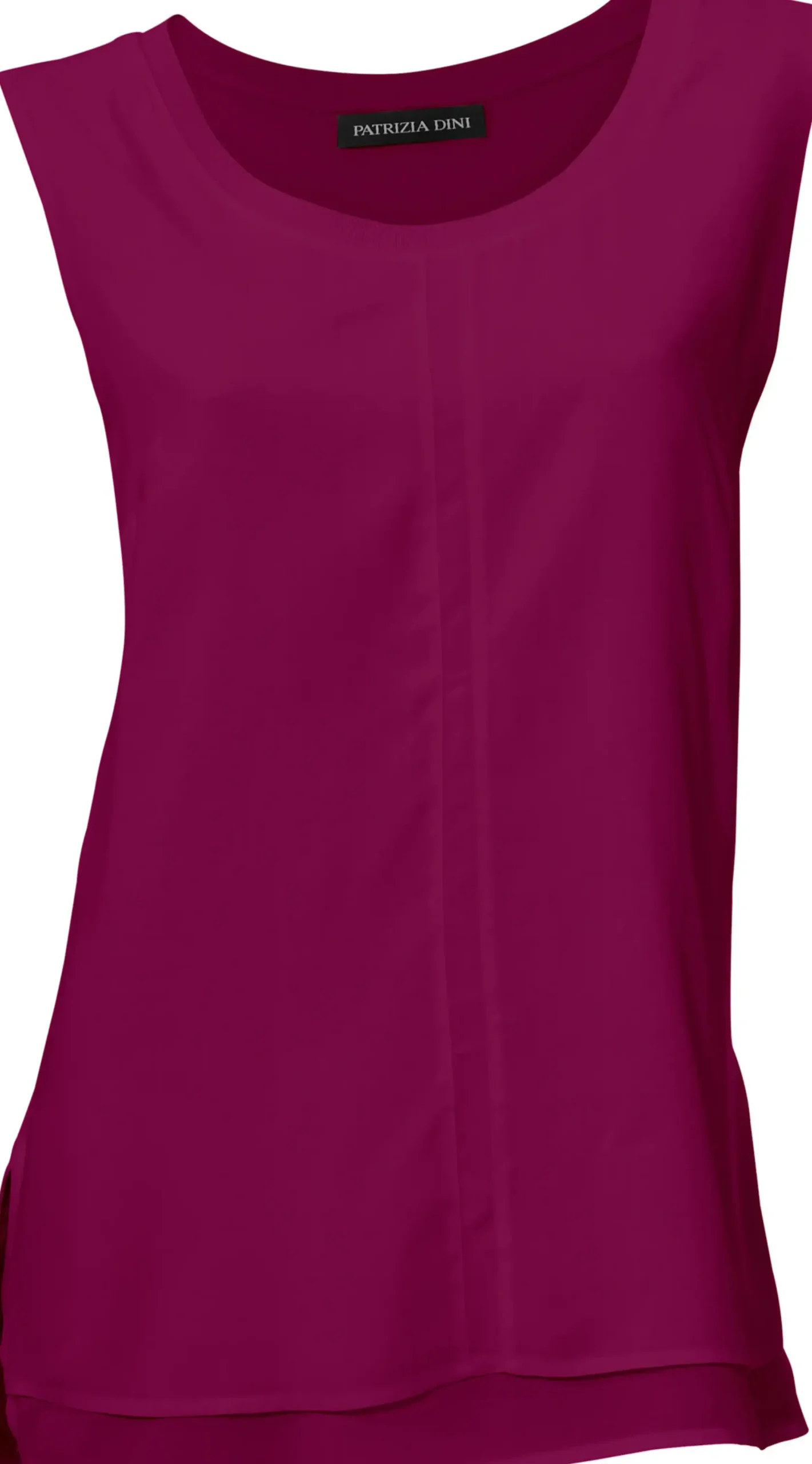 Basics|heine Shirttop im Lagen-Look beere