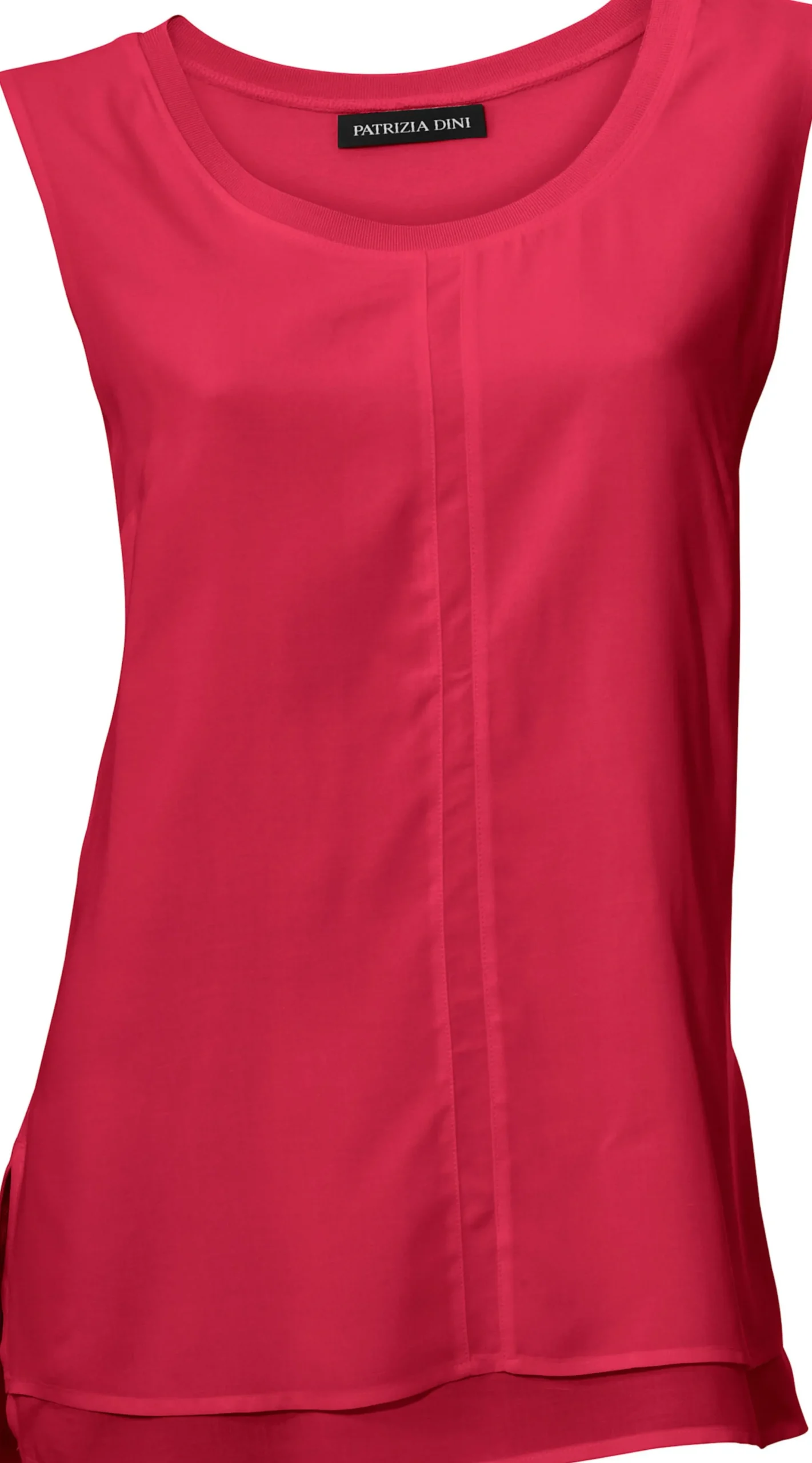 Strandmode|Basics|heine Shirttop im Lagen-Look rot