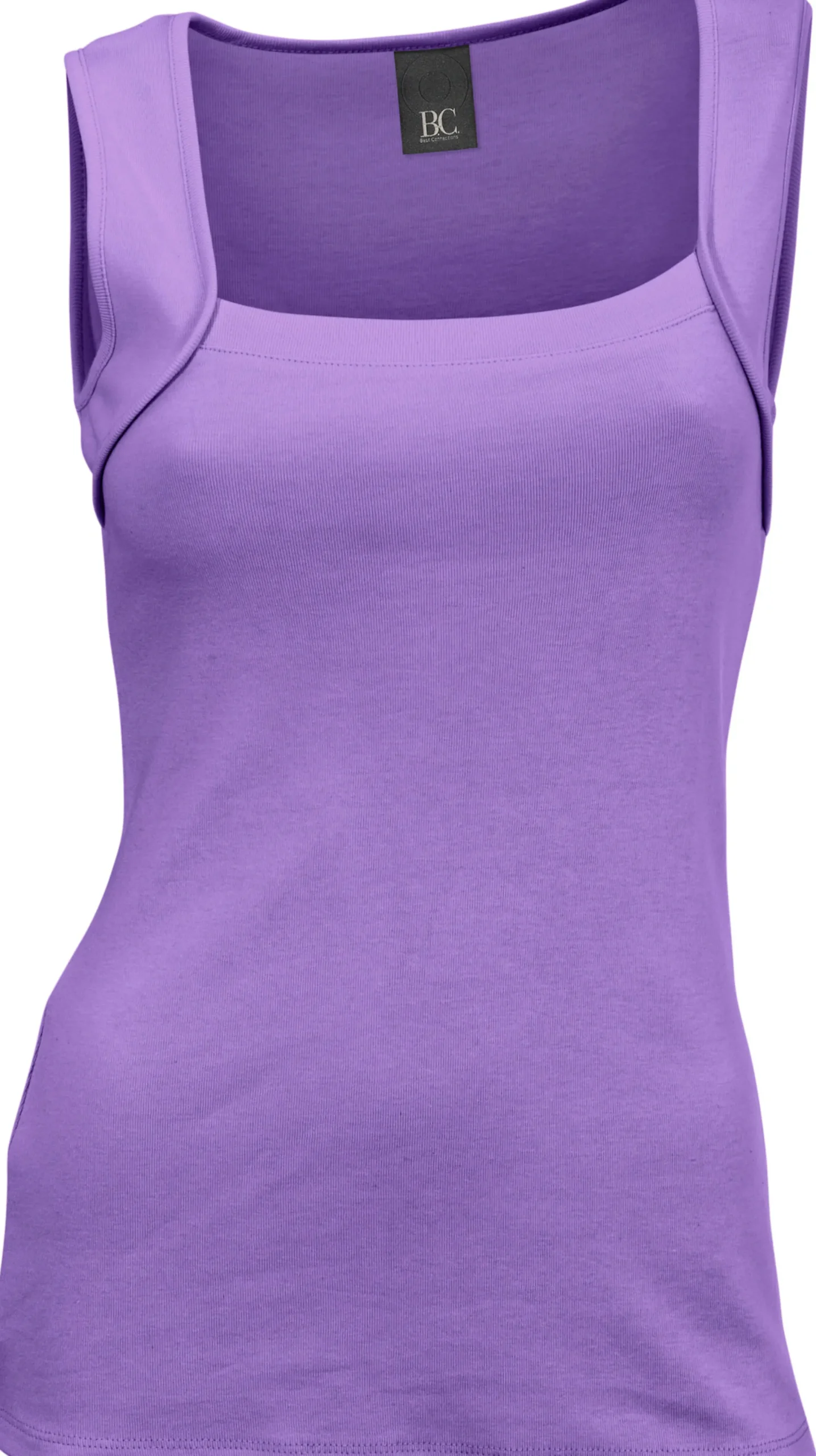 Shirts|heine Shirttop mit Karree-Ausschnitt lila