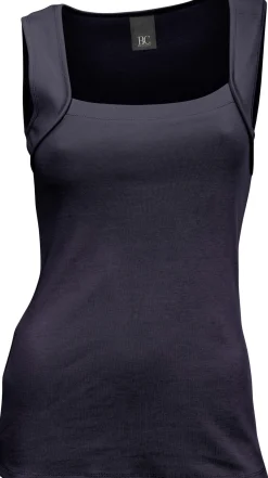Basics|heine Shirttop mit Karree-Ausschnitt marine