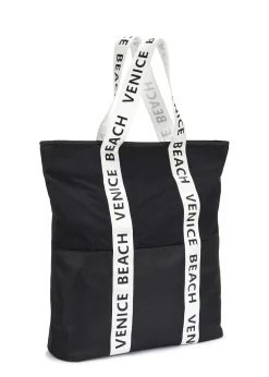 Taschen|Venice Beach Shopper schwarz-weiß