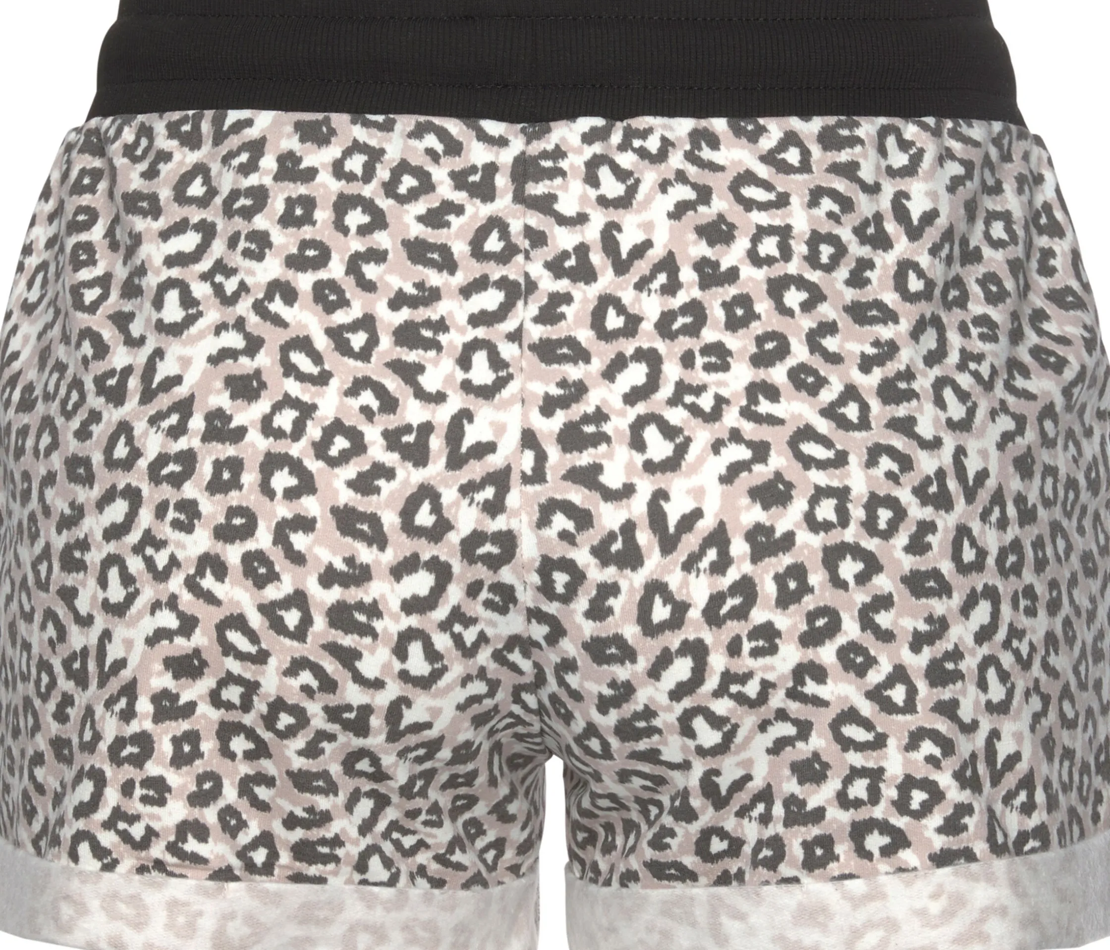 Homewear|Homewear|LASCANA Shorts beige-schwarz