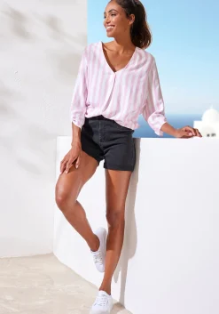 Strandmode|Hosen|Buffalo Shorts schwarz