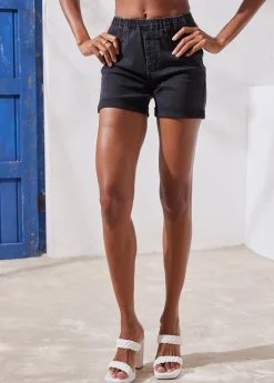 Strandmode|Hosen|Buffalo Shorts schwarz