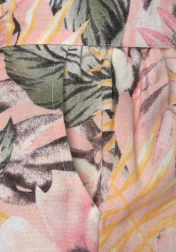 Strandmode|LASCANA Shorts apricot-bedruckt