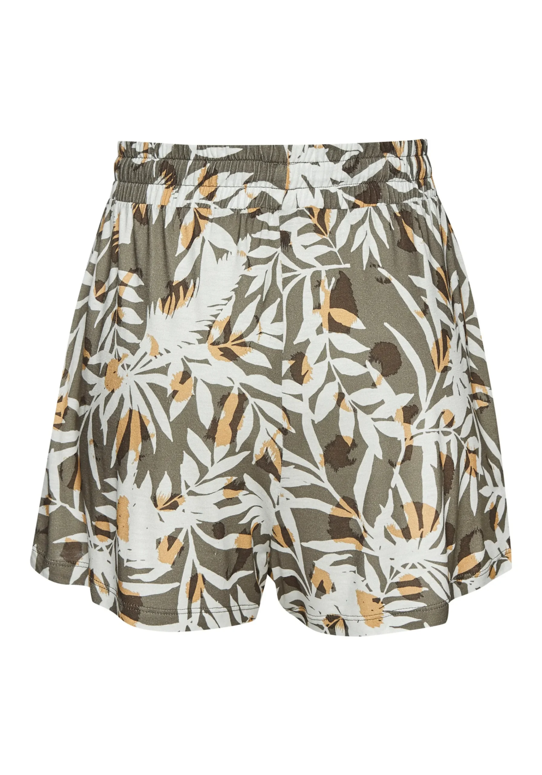 Hosen|Vivance Shorts grün-cremebedruckt