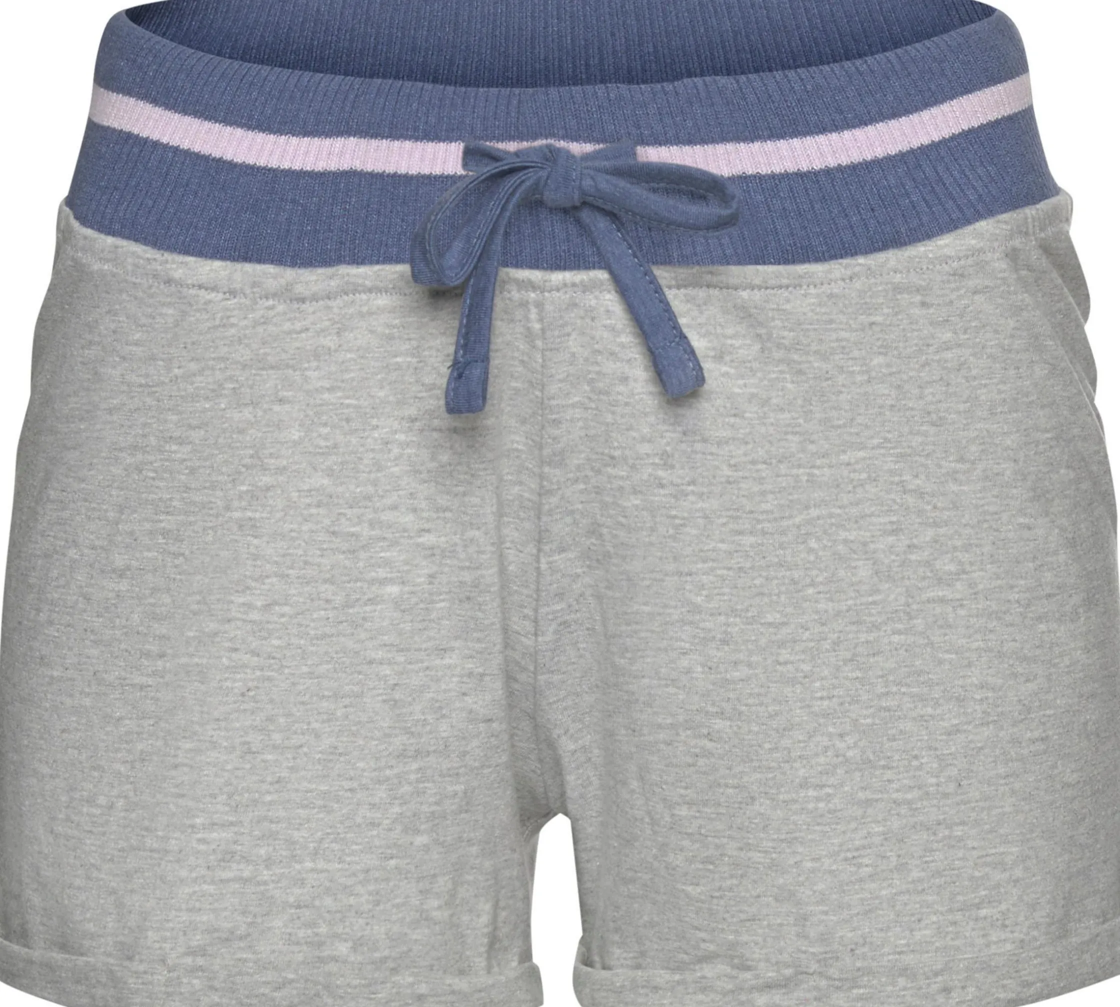 Nachtwäsche|Arizona Shorty blau-meliert-grau-meliert