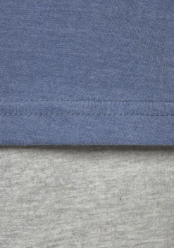 Nachtwäsche|Arizona Shorty blau-meliert-grau-meliert
