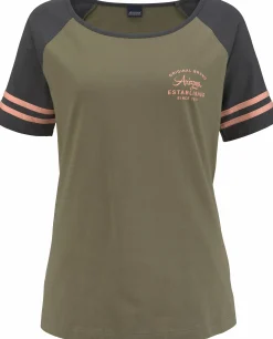 Nachtwäsche|Arizona Shorty grün-apricot