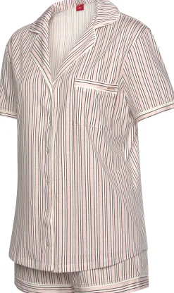 Nachtwäsche|s.Oliver Shorty blassrosa-gestreift