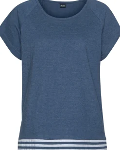 Nachtwäsche|Arizona Shorty blau-meliert