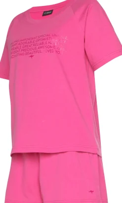 Nachtwäsche|KangaROOS Shorty pink
