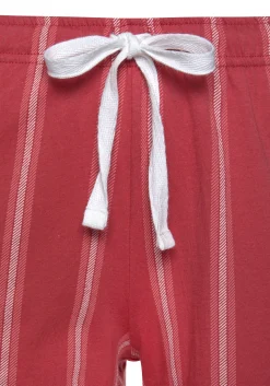 Nachtwäsche|Vivance Dreams Shorty rot-gestreift