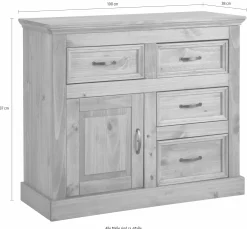 Side- & Highboards|Home affaire Sideboard weiß/gebeizt