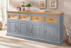 Side- & Highboards|Home affaire Sideboard grau/beize