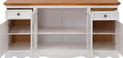 Side- & Highboards|Home affaire Sideboard weiß/honigfarben