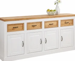 Side- & Highboards|Home affaire Sideboard weiß/beize