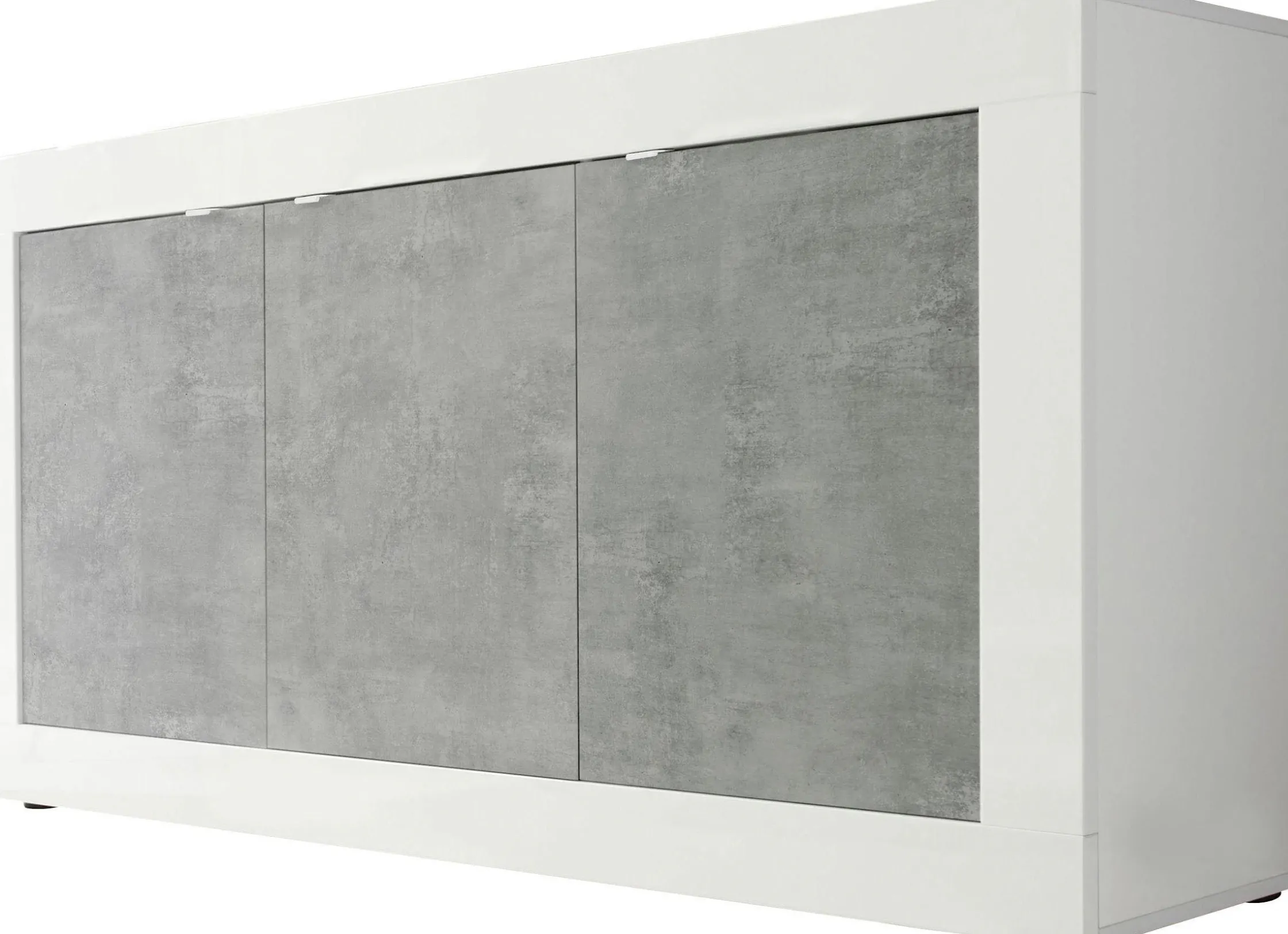Side- & Highboards|INOSIGN Sideboard weißhochglanzlack/beton-optik
