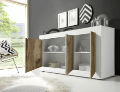 Side- & Highboards|INOSIGN Sideboard weißhochglanzlack/pero