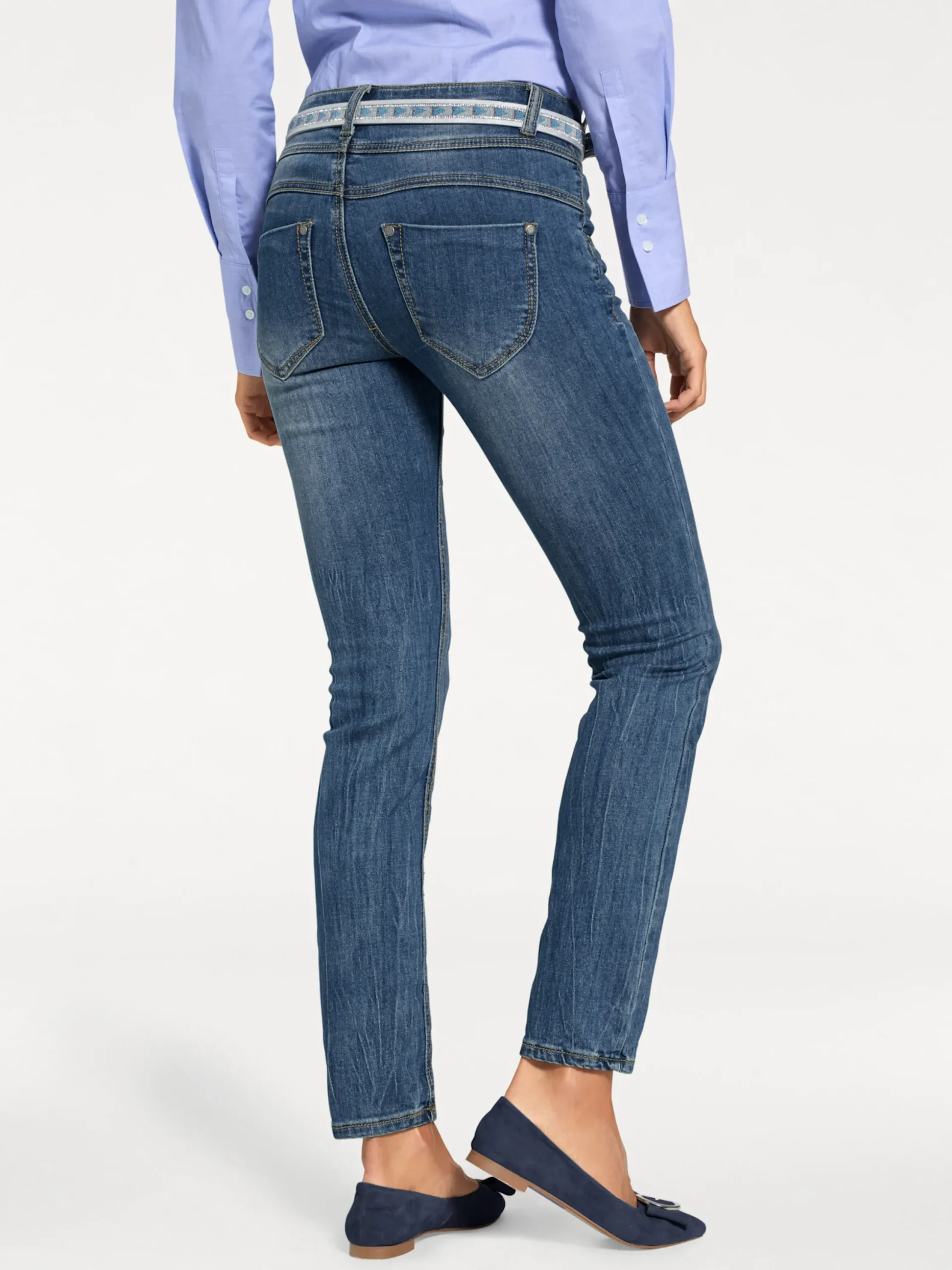Jeans|heine Skinny-Jeans bleached