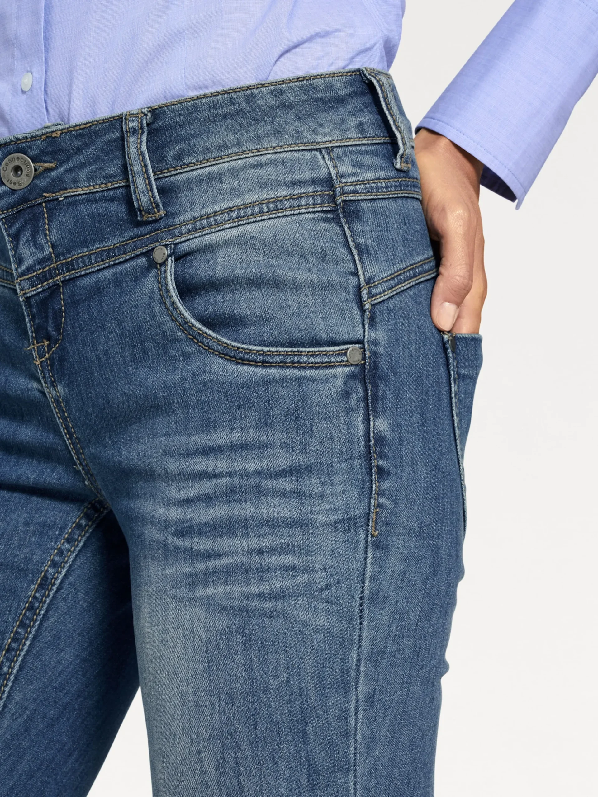 Jeans|heine Skinny-Jeans bleached