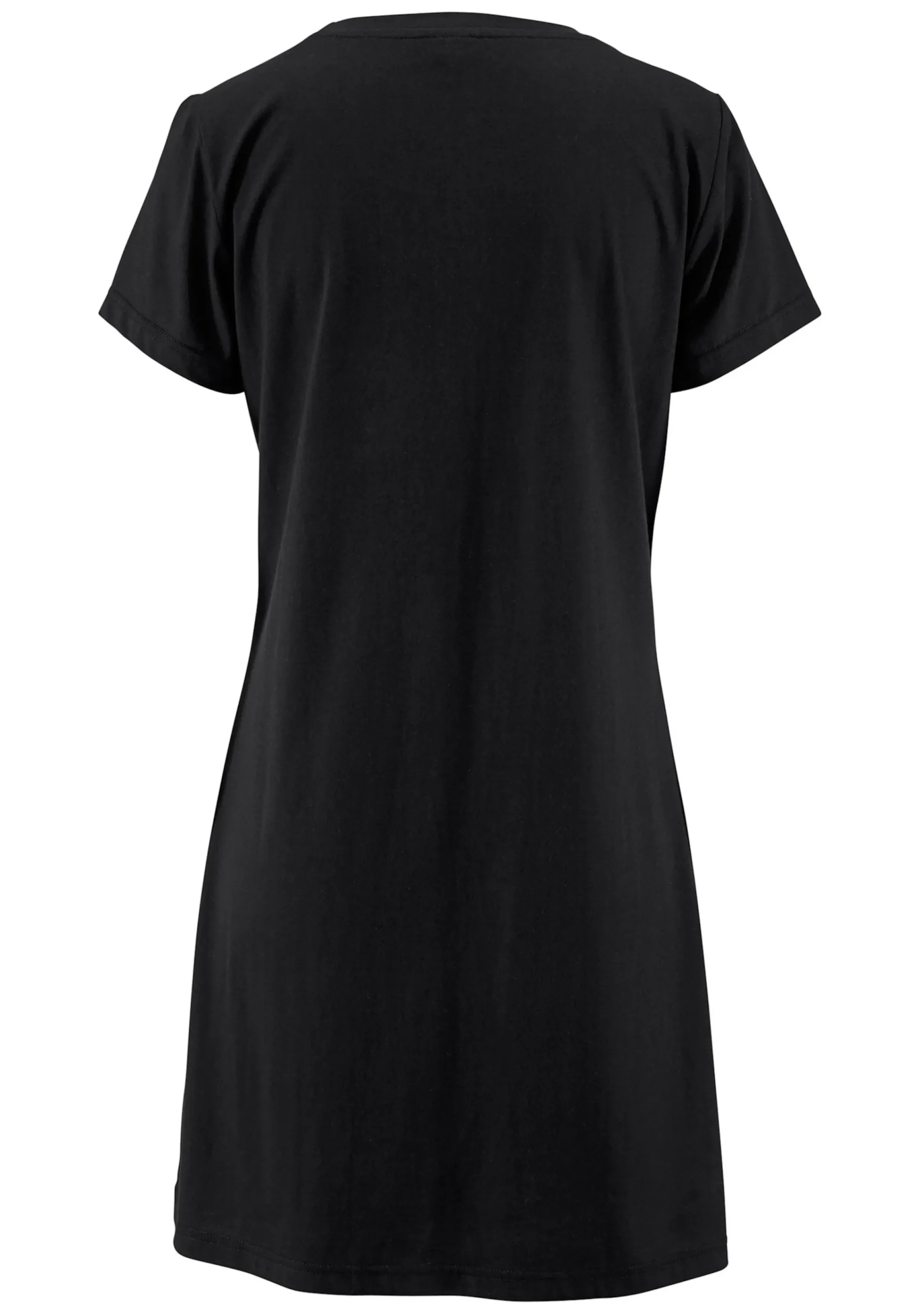 Homewear|Nachtwäsche|Vivance Dreams Sleepshirt pink,schwarz