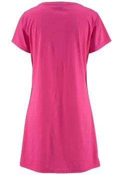Homewear|Nachtwäsche|Vivance Dreams Sleepshirt pink,schwarz