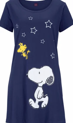 Nachtwäsche|Peanuts Sleepshirt marine