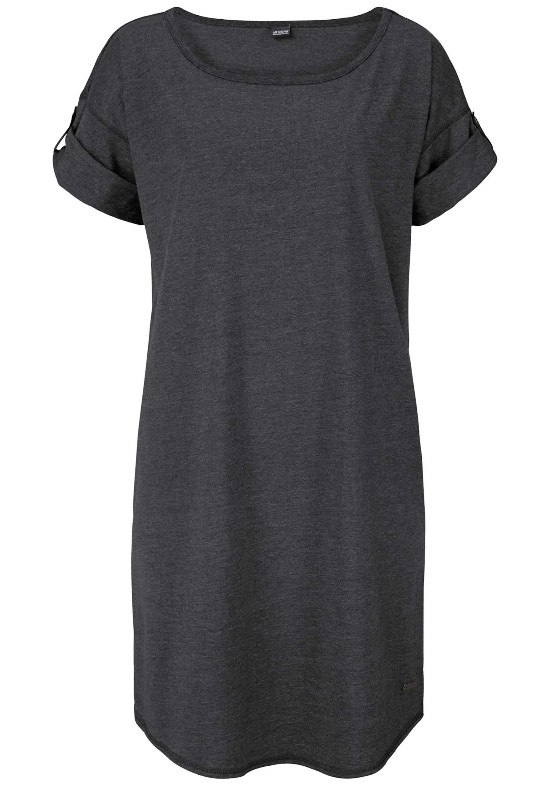 Nachtwäsche|Arizona Sleepshirt anthrazit-meliert