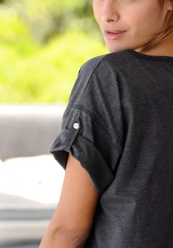 Nachtwäsche|Arizona Sleepshirt anthrazit-meliert