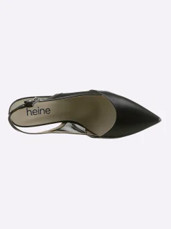 Pumps|heine Slingpumps schwarz