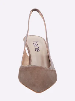 Pumps|heine Slingpumps taupe