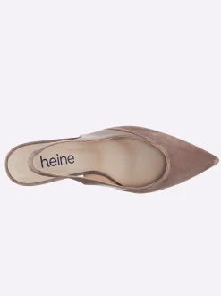 Pumps|heine Slingpumps taupe